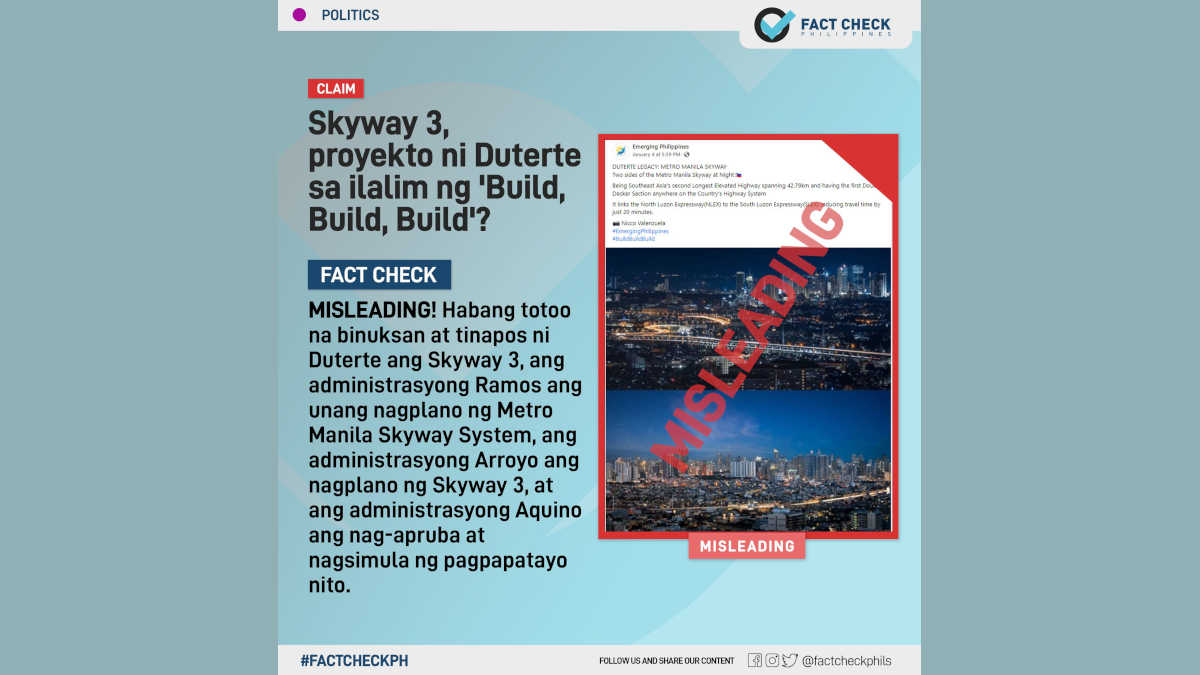 Skyway 3 Proyekto Ni Duterte Sa Ilalim Ng Build Build Build