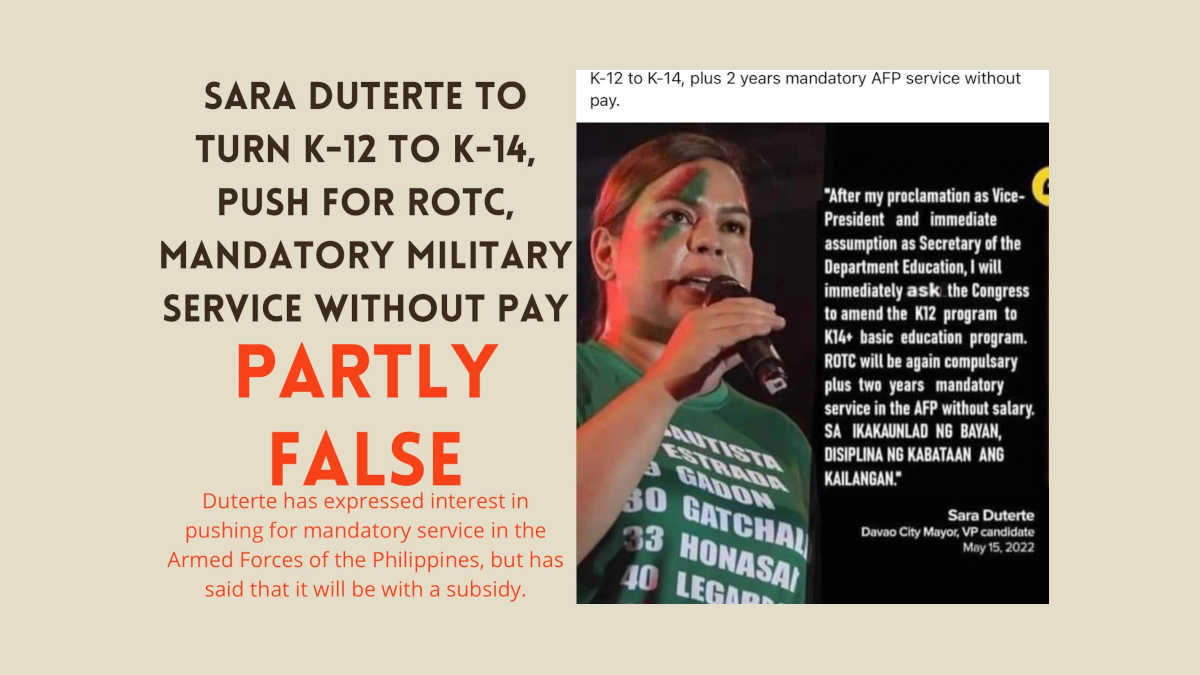 fact-check-sara-duterte-to-turn-k-12-to-k-14-push-for-rotc-mandatory